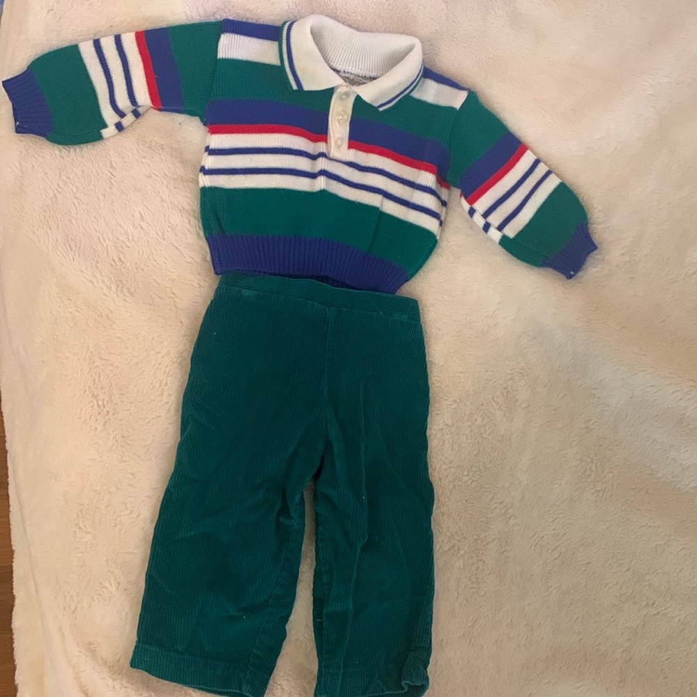 VINTAGE 2piece 12months SOFT SPUN